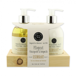 Soap set with Swiss pine holder