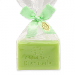 Duschseife mit Schafmilch eckig 100g in Cello