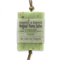 90g Kaltgerührt Hänger mit transparenter Schleife "Aus Liebe zur Tradition"