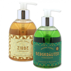 Flüssigseife 250ml im Spender, Handmade Paper