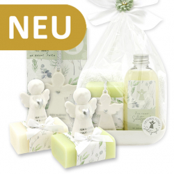 Schutzengel mit Herz - grün