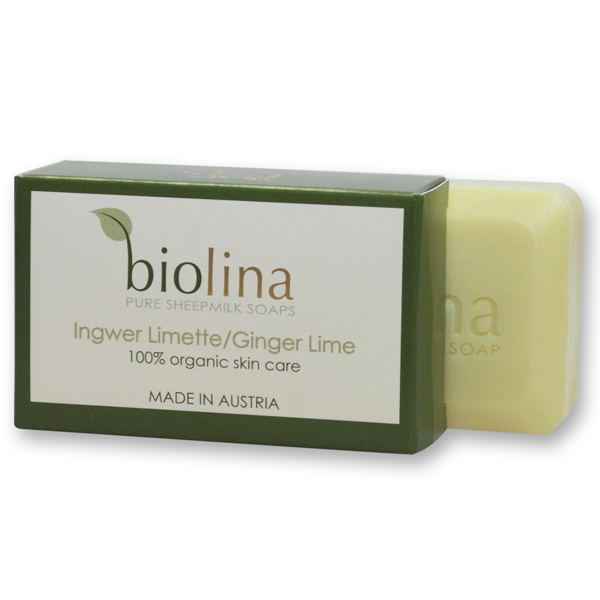 Biolina 100g im Karton, Ingwer Limette 