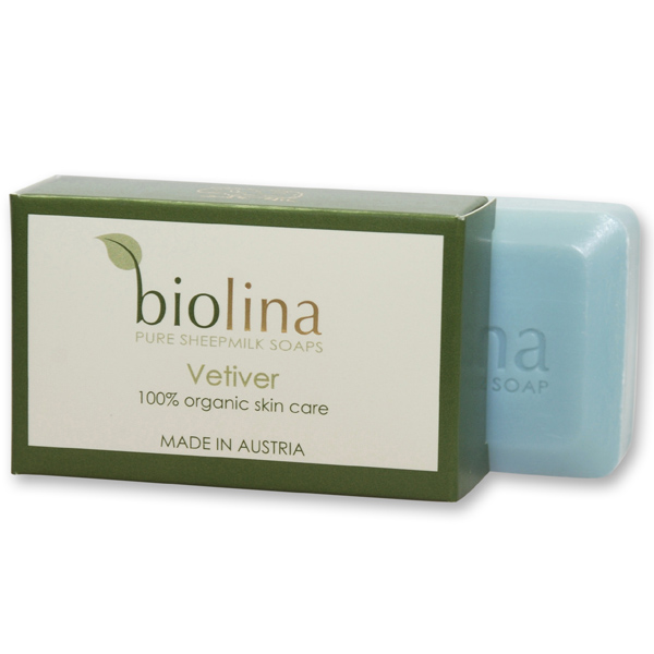 Biolina 100g in box, Vetiver 