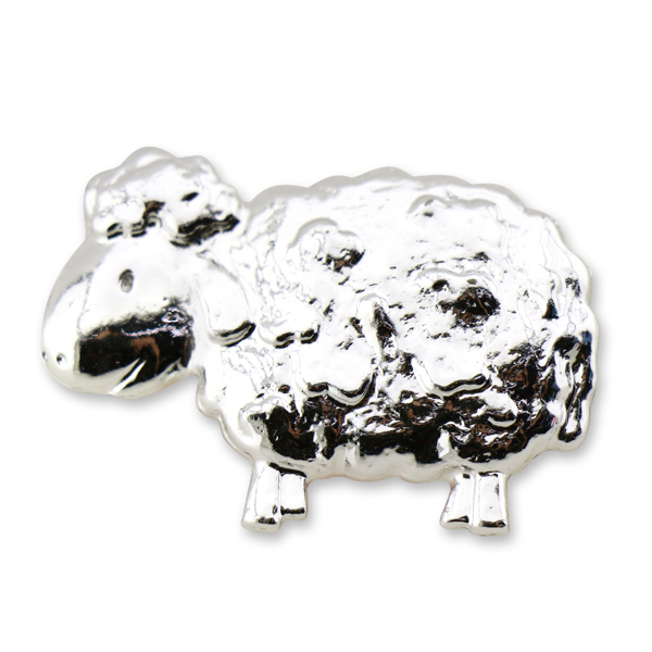 Brosche mit Schaf silber ca. 4cm 