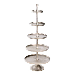 Étagére aluminium silver 69 x 69 x 170 cm 