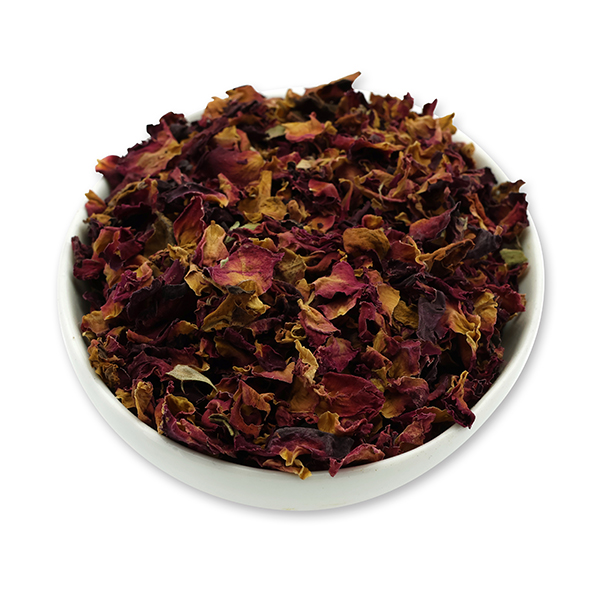 Rosenblütenblätter 1kg in Cello, rot 