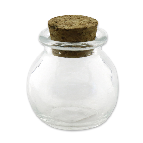 Glass with cork 