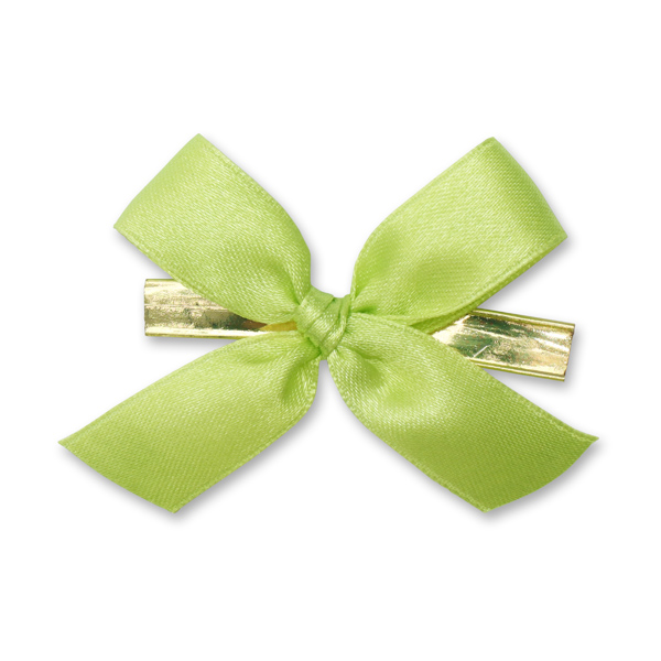 Satined bow 16mm, light green 