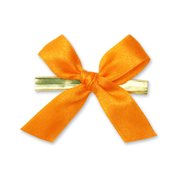 Satined bow 16mm, orange 