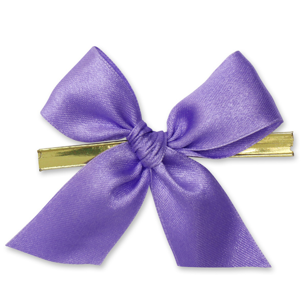 Satined bow 25mm, lavender 