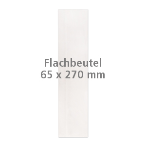 Cellophan-Flachbeutel 65x270mm (100 Stück) 
