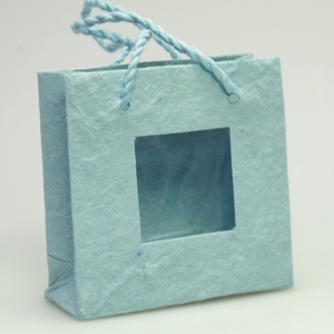 Tragtasche 8x3x8 cm, hellblau 