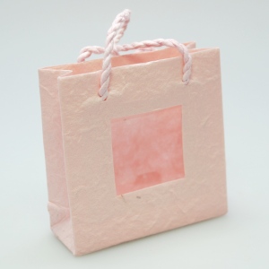 Tragtasche 8x3x8cm, rosa 