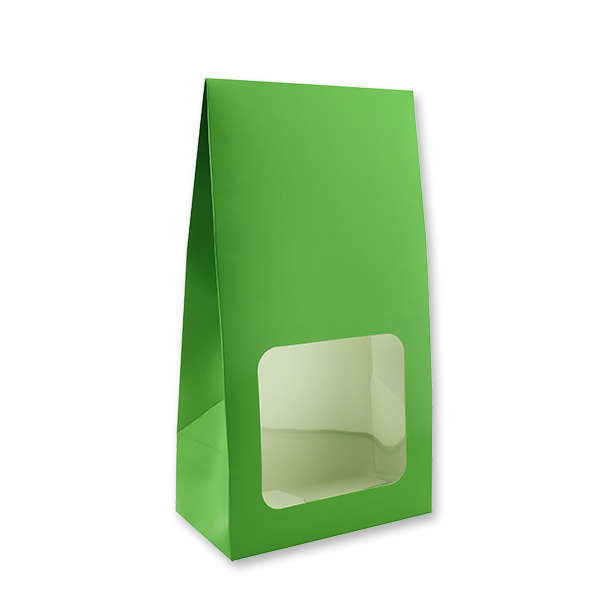 Box white 14x7,5x26cm green 