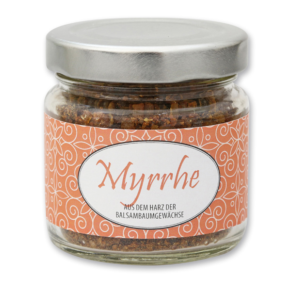 Myrrh 60g in glass jar, Pure Myrrh 