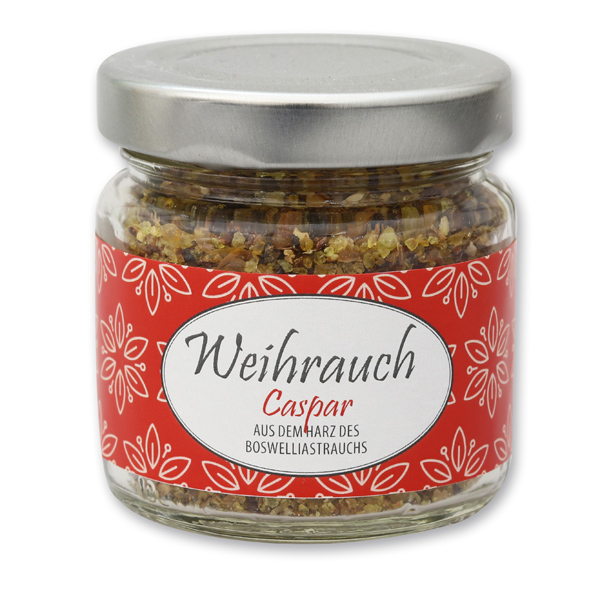 Incense mix 60g in glass jar, "Caspar" 