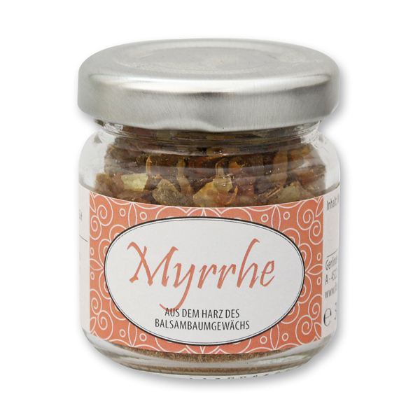 Myrrhe 30g im Glas, Echte Myrrhe 