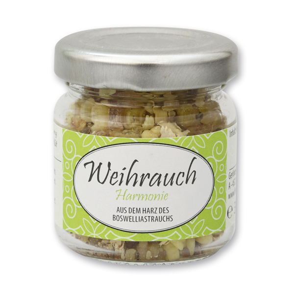 Incense mix 30g in a glass jar, "Harmonie" 