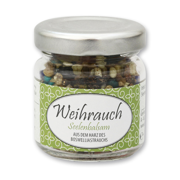 Weihrauchmischung 30g im Glas, Seelenbalsam 