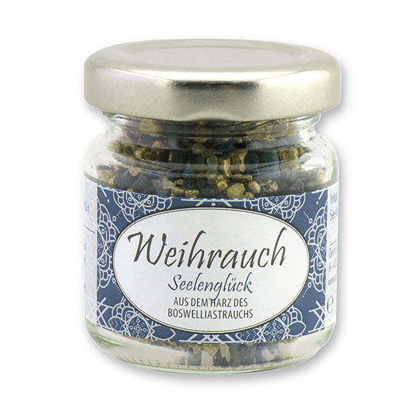 Weihrauchmischung 30g im Glas, Seelenglück 