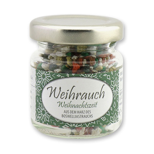 Weihrauchmischung 30g im Glas, Weihnachtszeit 