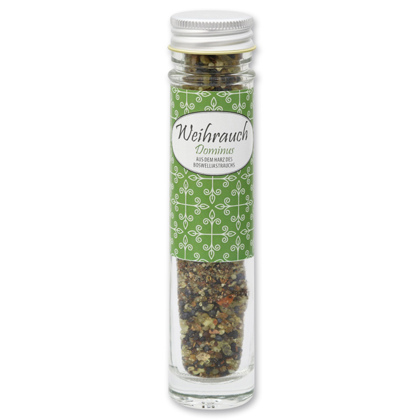 Incense mix 35g in a high glass jar, "Dominus" 