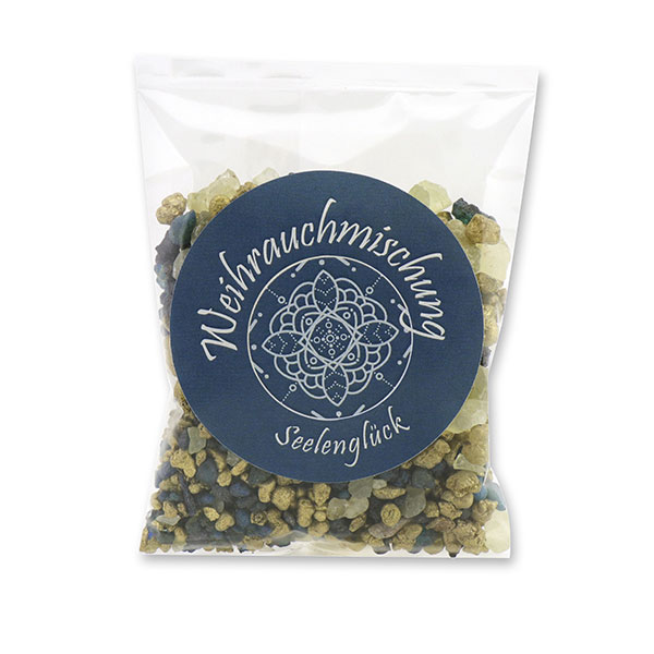 Incense mix 25g in a cellophane bag, "Seelenglück" 