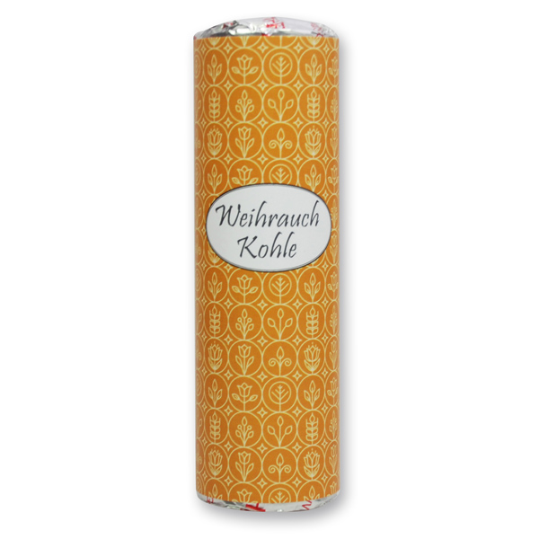 Räucherkohle Ø 40mm, "Motiv Melchior" 
