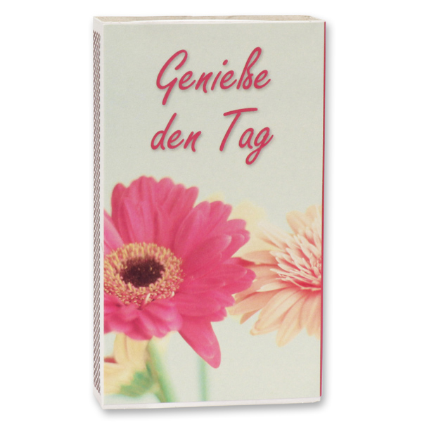 Zündhölzer groß, "Genieße den Tag" 