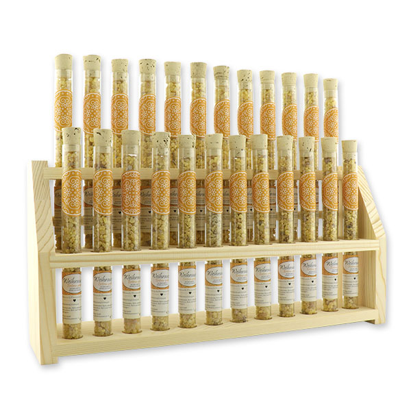 Wooden stand filled with Incense 18g in a vial, "Eritrea" 