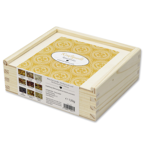 Incense box 120g, "Kraftquelle" 