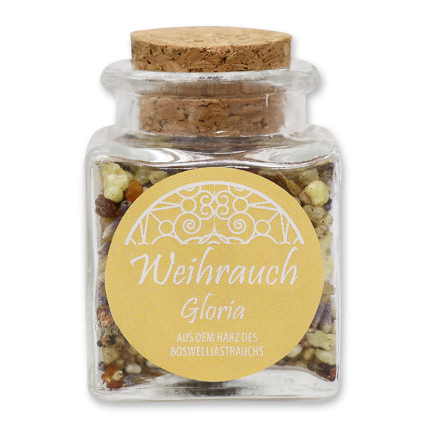 Weihrauchmischung 28g im Glas mit Kork, Gloria 