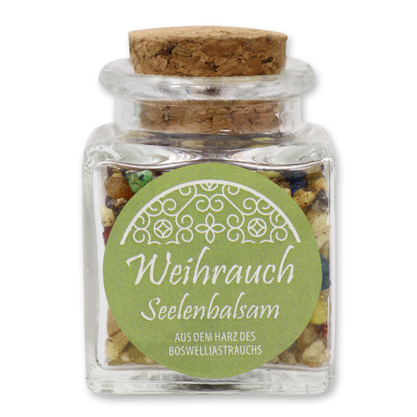 Weihrauchmischung 28g im Glas mit Kork, Seelenbalsam 