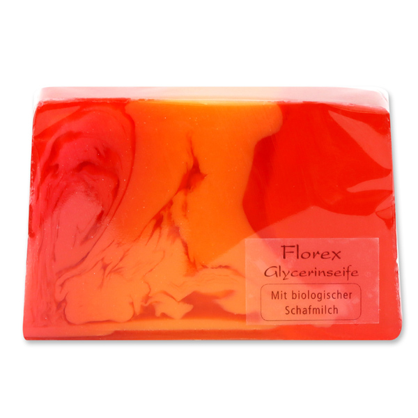 Handmade glycerin-soap 90g in cello, black pearl 