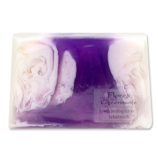 Handmade glycerin-soap 90g in cello, lavender 