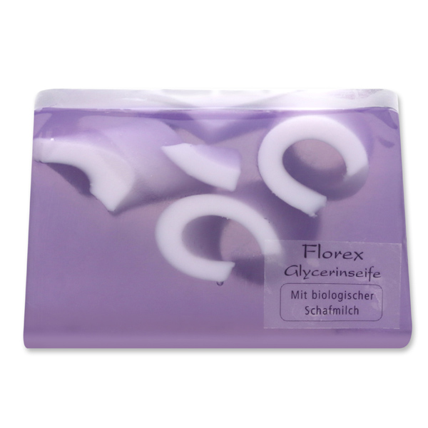 Handmade glycerin-soap 90g in cello, romantic love 