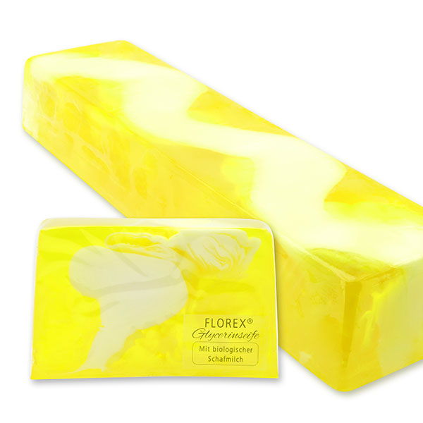 Handgemachter Glycerinseifen Strang ca. 1,80kg, Sommertraum 