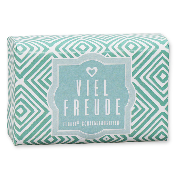Sheep milk soap 100g "Viel Freude", Forget-me-not 
