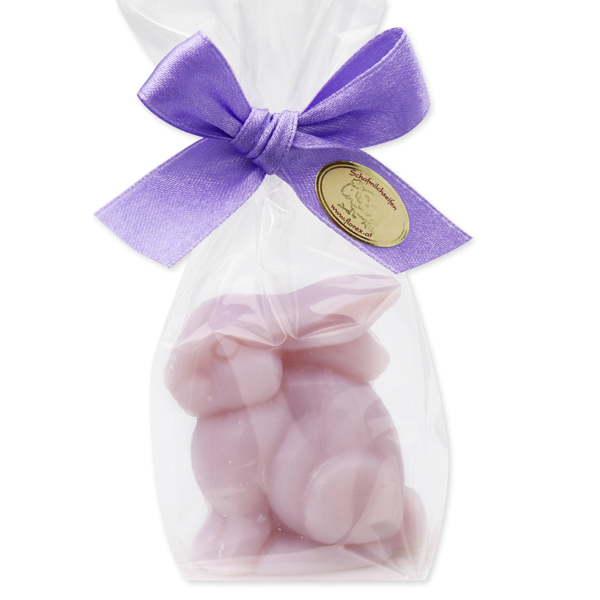 Sheep milk soap rabbit 40g, in a cellophane, Lilac 