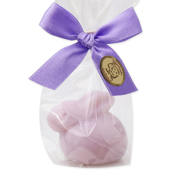 Sheep milk soap rabbit 40g, in a cellophane, Lilac 