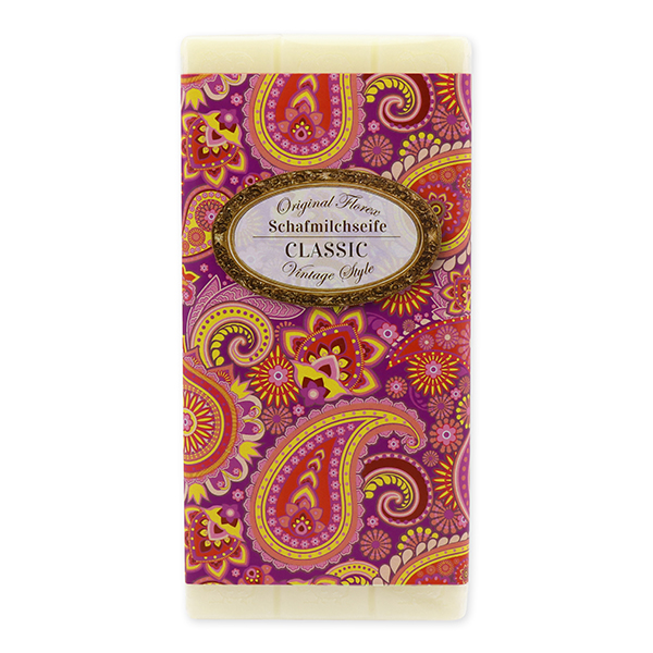 Sheep milk soap bar 100g "Vintage motif 34", Classic 