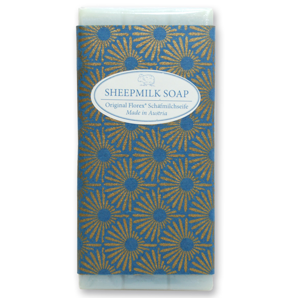Sheep milk soap bar 100g "Blue Edition", Forget-me-not 