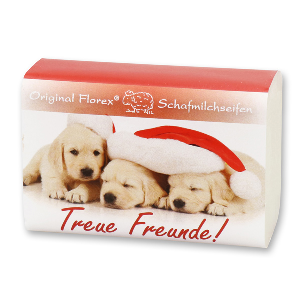 Sheep milk soap 100g "Treue Freunde", Classic 
