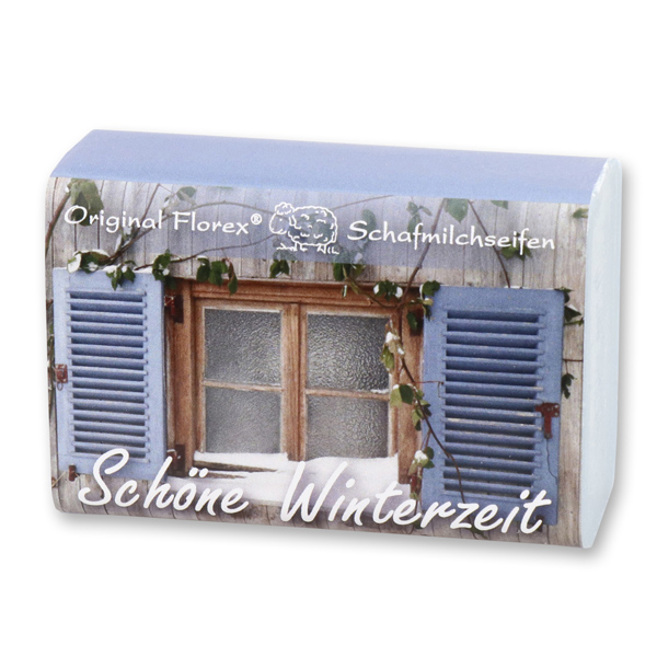 Sheep milk soap 100g "Schöne Winterzeit", Ice Flower 