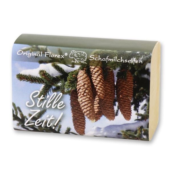 Sheep milk soap 100g "Stille Zeit", Swiss Pine 