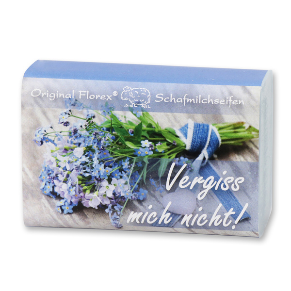 Sheep milk soap 100g "Vergiss mich nicht", Forget Me Not 