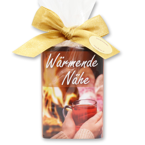 Sheep milk soap 100g in a cellophane bag "Wärmende Nähe", Quince 