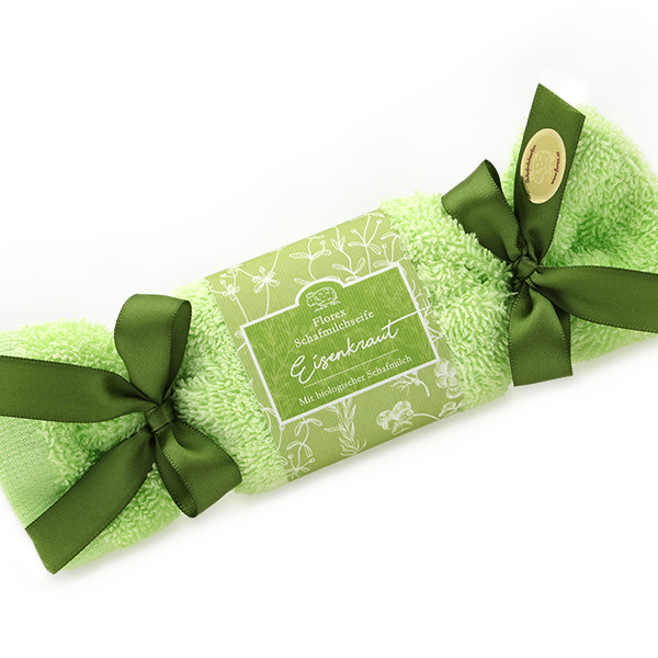 Sheep milk soap 100g in a washcloth "Florentine", Verbena 