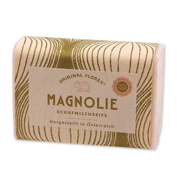 Sheep milk soap 100g "Rosé Gold Edition", Magnolia 