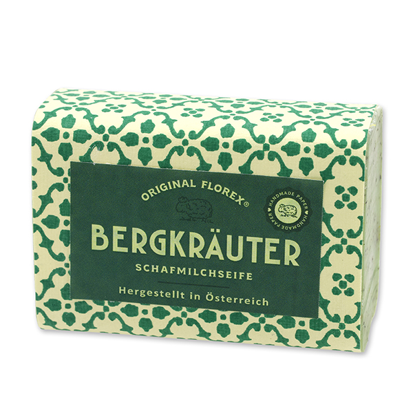 Sheep milk soap 100g "Light Green Edition", Mountain herbs 